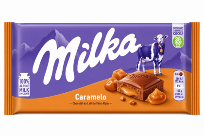 Milka Caramelo Chocolat au Lait & Caramel 100g