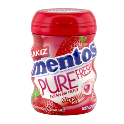 MENTOS STRAWBERRY FLAVOUR 60G