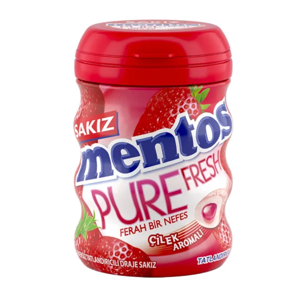 MENTOS STRAWBERRY FLAVOUR 60G