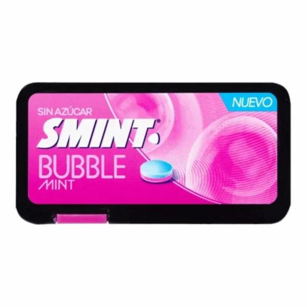 SMINT SIN AZUCAR BUBBLE MINT 21G