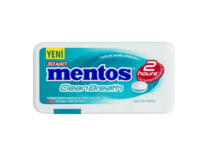 MENTOS CLEANBREATH SEKERSIZ 21G
