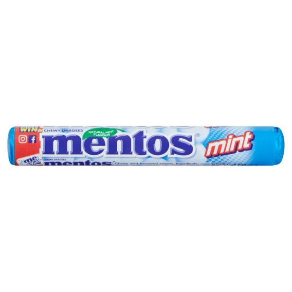 MENTOS CHEWY DRAGEES MINT 38G