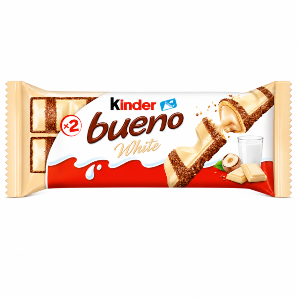 Kinder Bueno White x2 Chocolat Blanc & Noisette