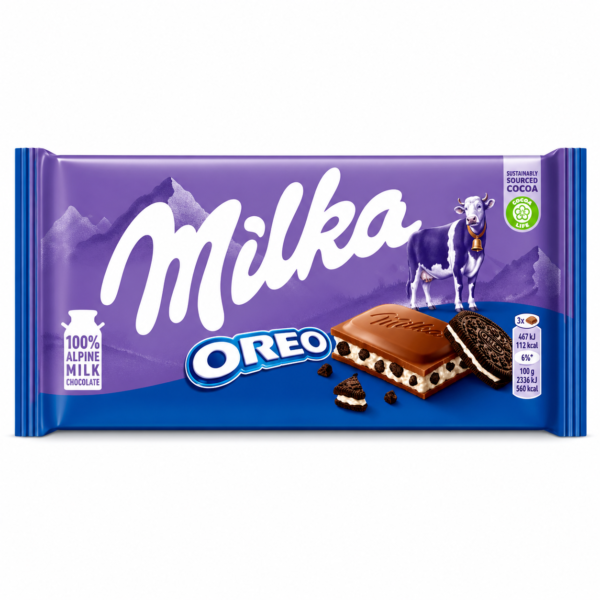 Milka Oreo Chocolat au Lait 100g