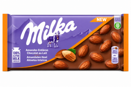 Milka Amandes Entières Chocolat au Lait 100g
