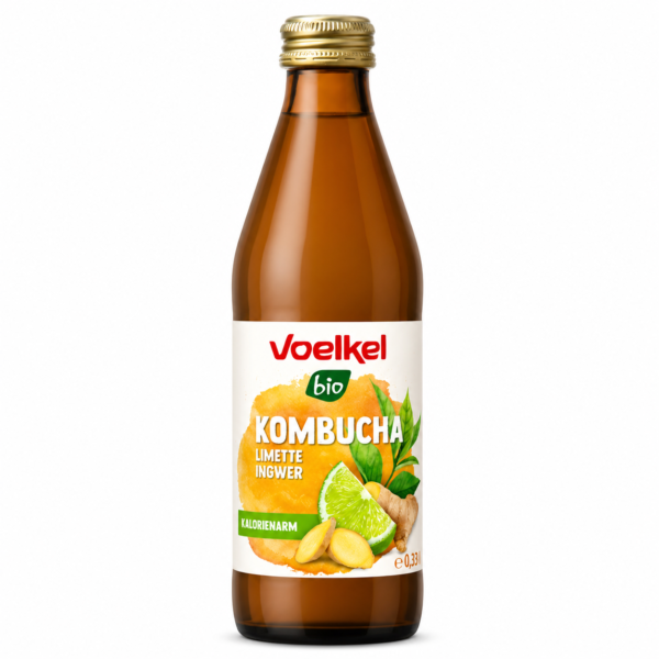 Voelkel Bio Kombucha Citron Vert & Gingembre 33cl