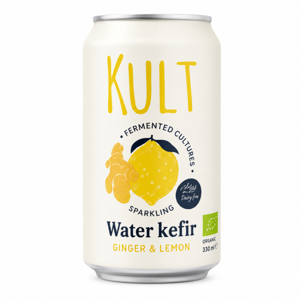 KULT Water Kefir Gingembre & Citron 33cl