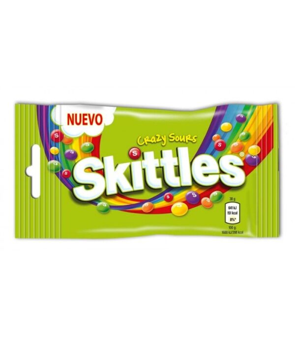 SKITTLES CRAZY SOURS 38G
