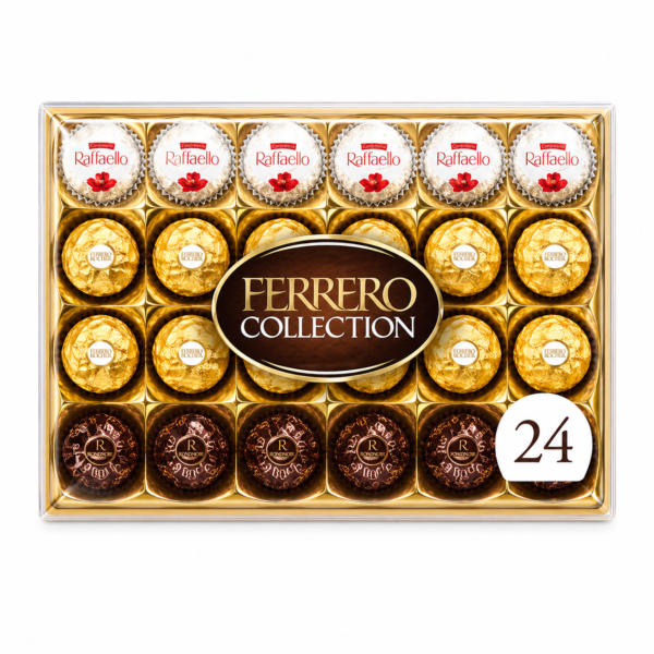 Ferrero Collection 24 Pièces (Rocher, Raffaello, Rondnoir)