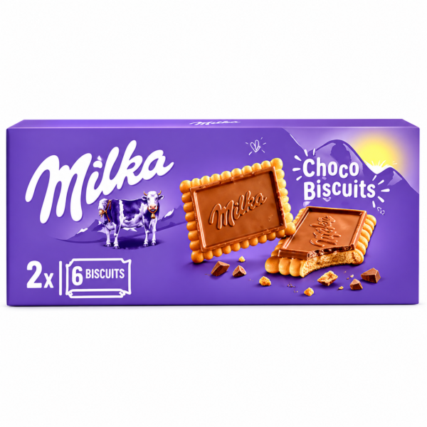 Milka Choco Biscuits x2 (2x6 Biscuits)