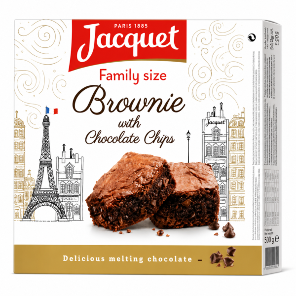 Jacquet Brownie aux Pépites de Chocolat – Family Size