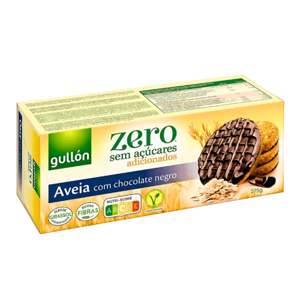 Gullon Zero Sugar Free Aveia Com Chocolate Negro 275g