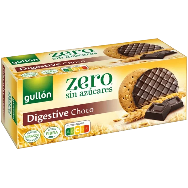 Gullon Zero Sugar Sem Acucares Digestive Choco 270g