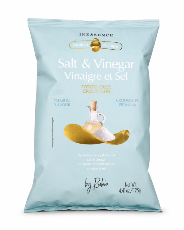 Inessence Golden Crisps Vinaigre et Sel — 125g