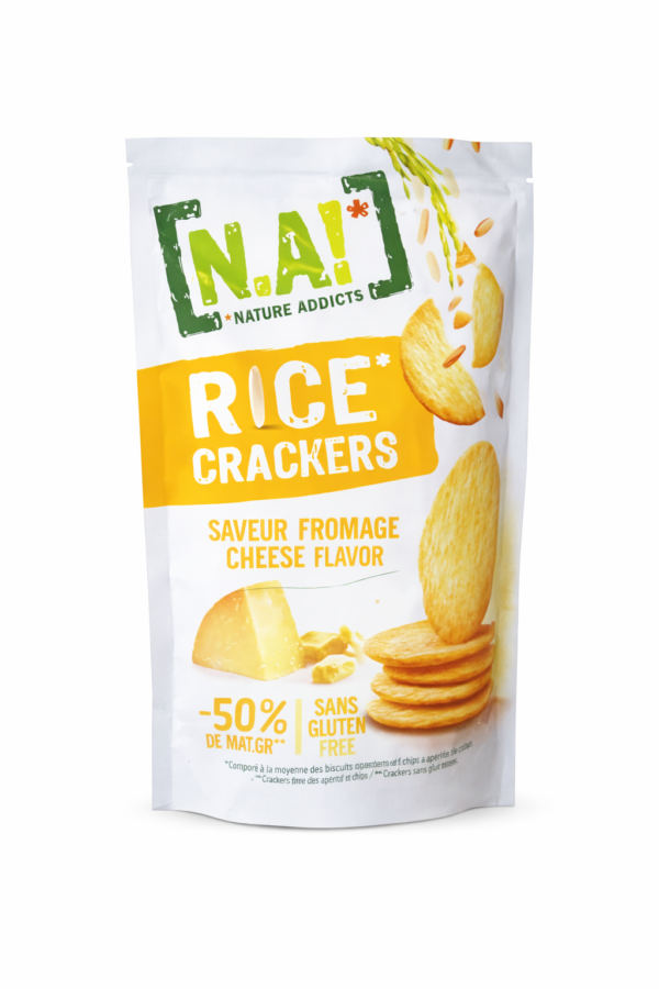 N.A! Rice Crackers Cheese Flavor
