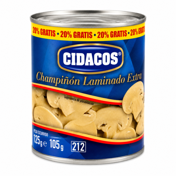 Cidacos Champignons Émincés Extra