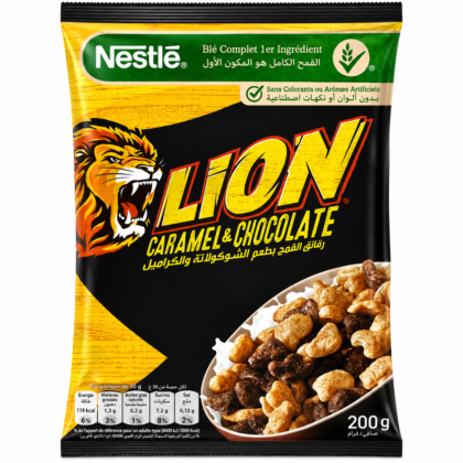 Nestlé Lion Céréales Caramel & Chocolat 200g