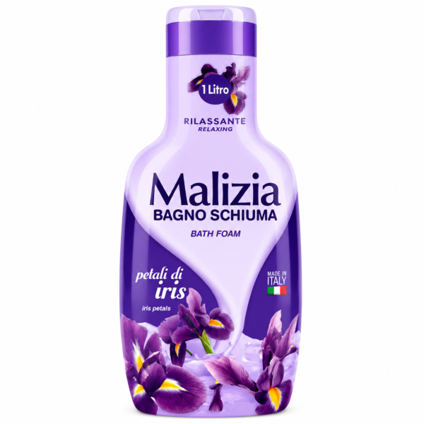 Malizia Bain Moussant Pétales d’Iris 1L