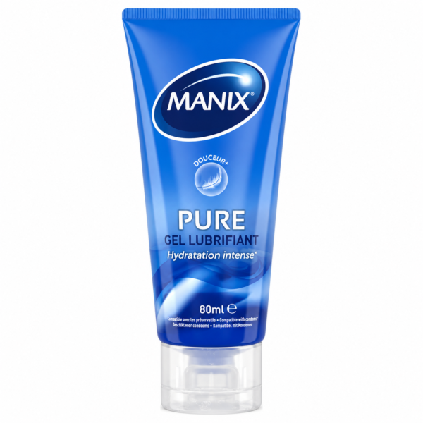 Manix Pure Gel Lubrifiant Hydratation Intense 80ml