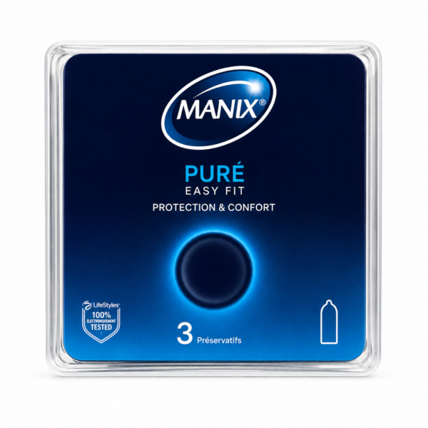 Manix Pure Easy Fit Préservatifs x3