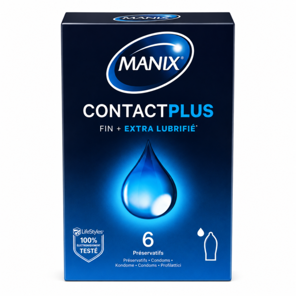Manix Contact Plus Préservatifs x6