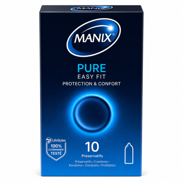 Manix Pure Easy Fit Préservatifs x10