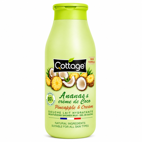 Cottage Ananas & Crème de Coco – Douche Lait Hydratante