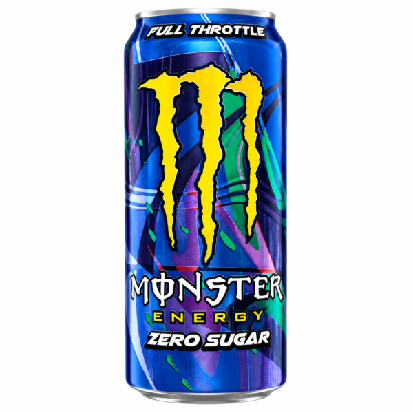 Monster Energy Zero Sugar Full Throttle – Boisson Énergisante Sans Sucre