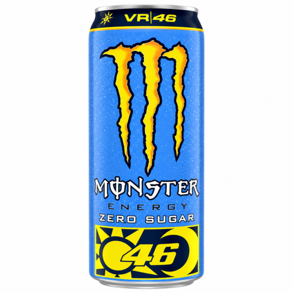 Monster Energy VR46 Zero Sugar – Boisson Énergisante Sans Sucre