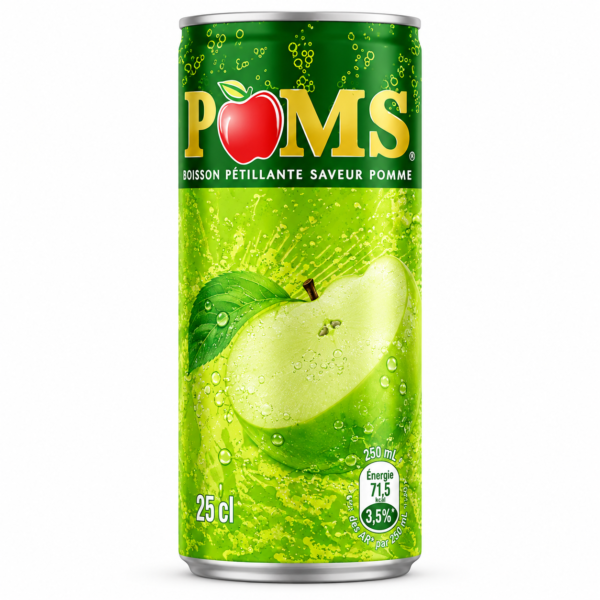 Poms Pomme – Boisson Pétillante 25 cl