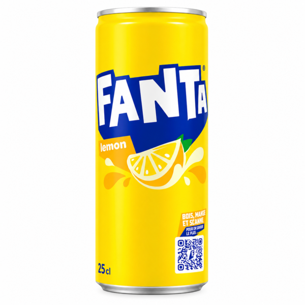 Fanta Citron – Canette 25cl