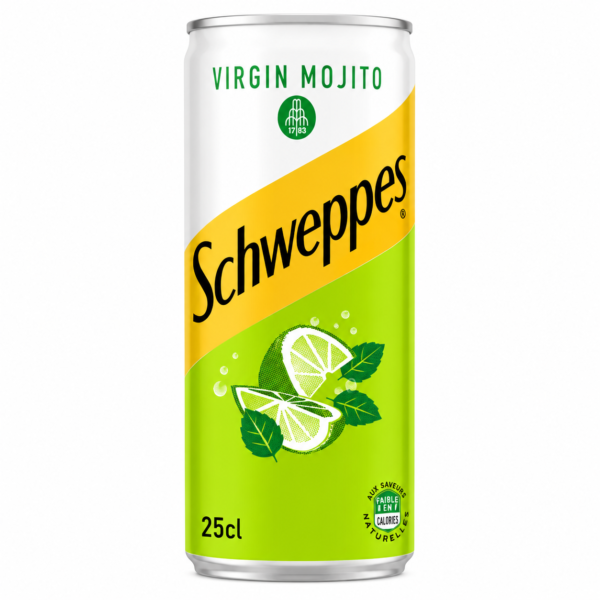 Schweppes Virgin Mojito – Canette 25cl