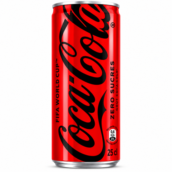 Coca-Cola Zero Sucres – Canette 25cl
