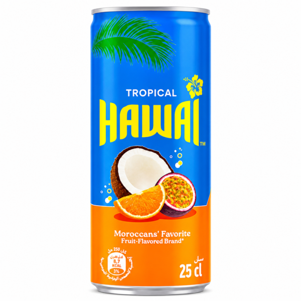 Hawai Tropical – Boisson Gazeuse Tropicale 25cl