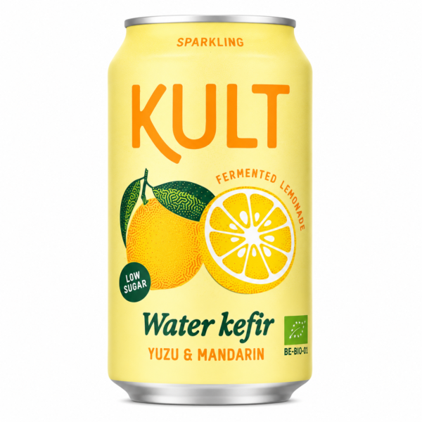 KULT Water Kefir Yuzu & Mandarin Sparkling