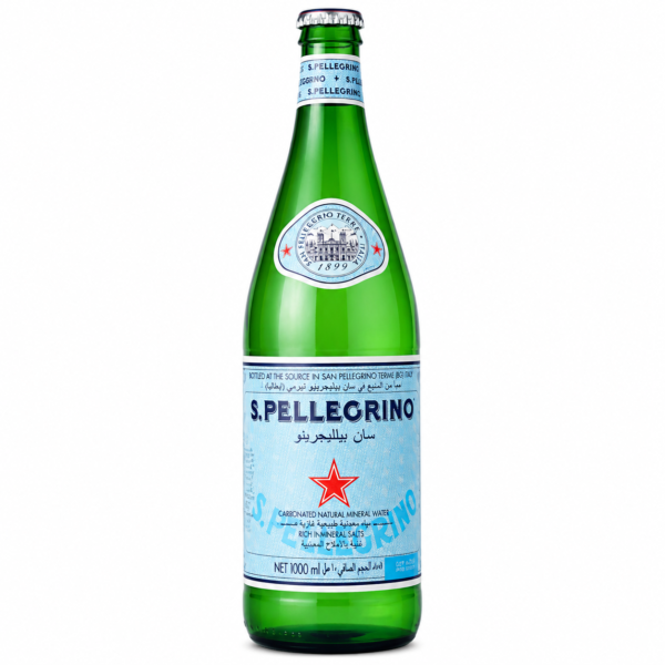 S.Pellegrino Eau Minérale Gazeuse 1L – Bouteille Verre