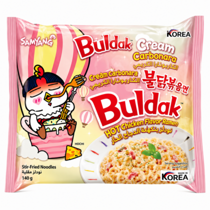 Samyang Buldak Cream Carbonara Hot Chicken Ramen