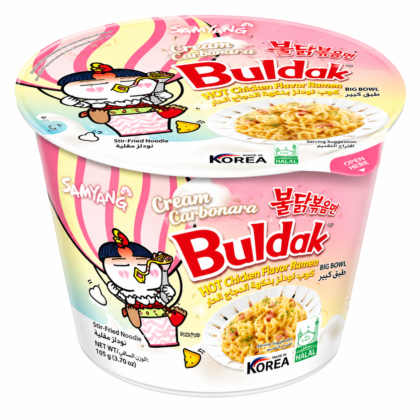 Samyang Buldak Cream Carbonara Big Bowl