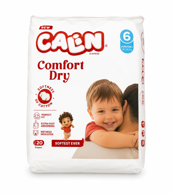 CAIN Comfort Dry - Couches Junior+ Taille 6 (18-26 kg)