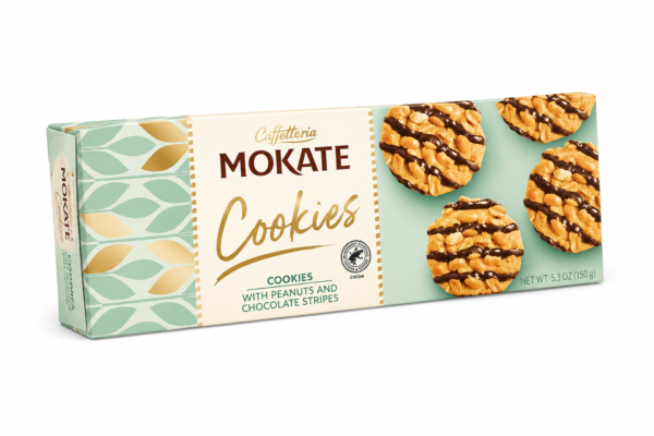 Cookies Mokate aux cacahuètes et nappés