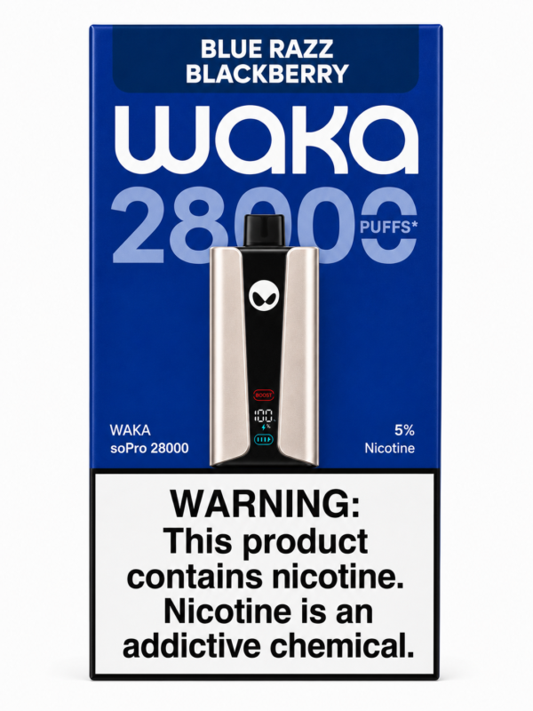Waka 28k Blue razz blackberry 5%