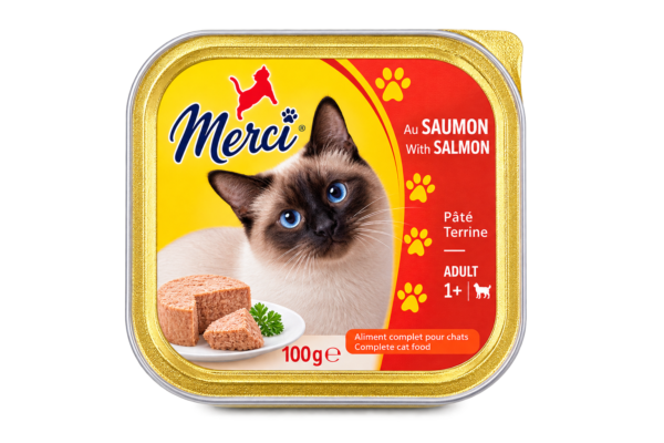 Merci Pâtée pour Chat – Saumon 100 g
