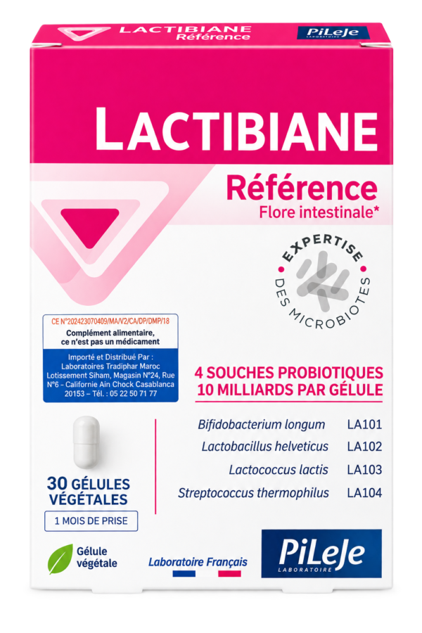 Lactibiane Référence – Probiotiques Flore Intestinale – 30 gélules