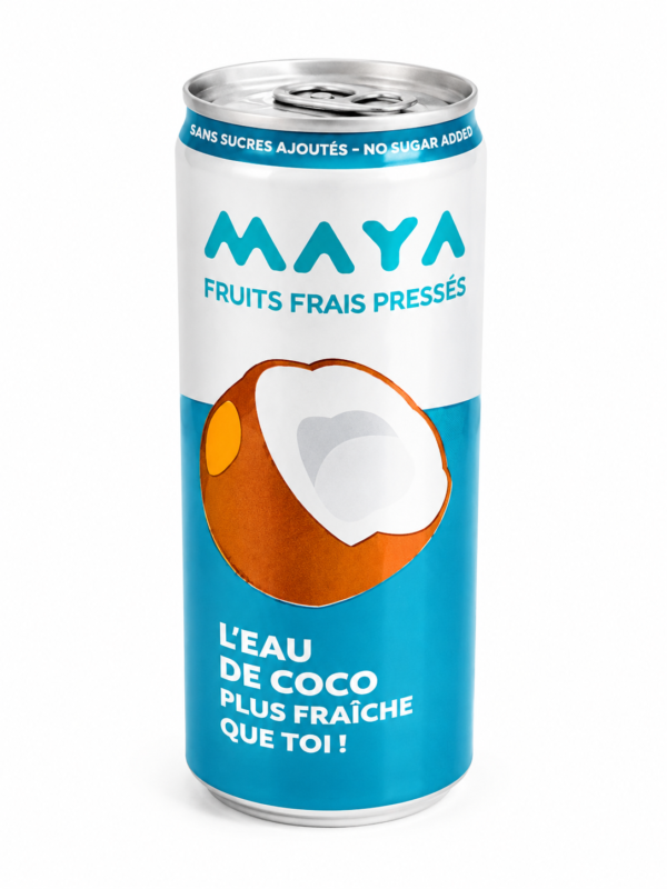 MAYA Eau de Coco – Fruits Frais Pressés