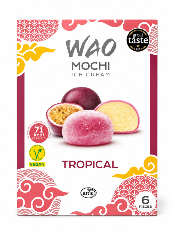 WAO Mochi Ice Cream Tropical – 6 pièces